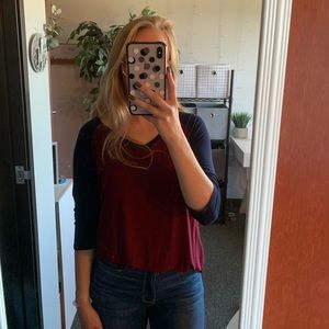 American Eagle Baseball Tee